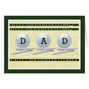 Father's Day Card for Golfer
