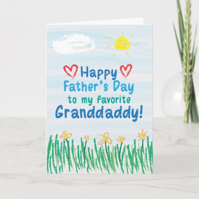 Father's Day Card for Granddaddy (Front)