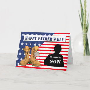 Father's Day Card for Military Son