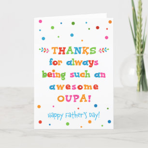 Father's Day Card for Oupa