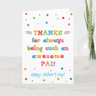Father's Day Card for Pai