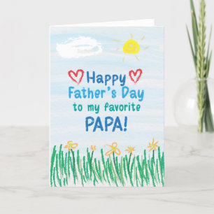 Father's Day Card for Papa