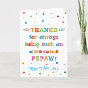 Father's Day Card for PePaw
