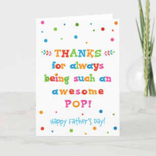 Father's Day Card for Pop