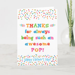 Father's Day Card for Pop