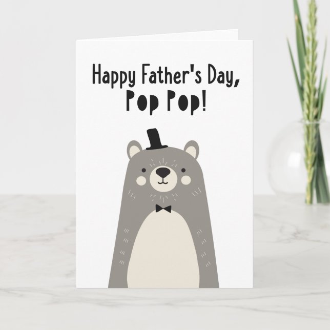 Father's Day Card for Pop Pop (Front)