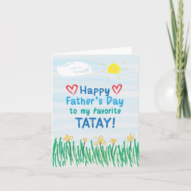 Father's Day Card for Tatay (Front)
