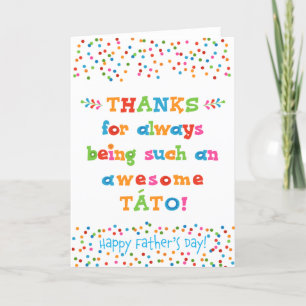 Father's Day Card for Táto