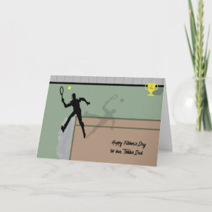 Father's Day Card for Tennis Dad
