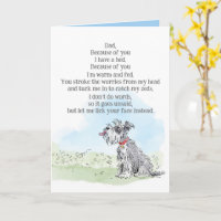 Father's Day Card from the Dog
