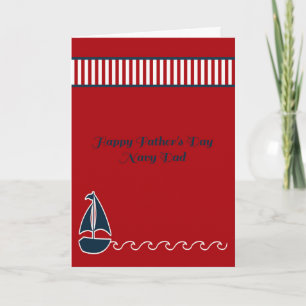 Father's Day Card Navy Dad