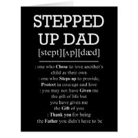 Father's Day Card to Step Dad | Stepped Up Dad