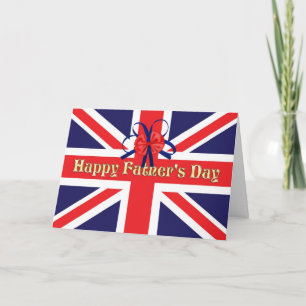Father's Day card with a Union Jack