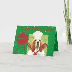 Father's Day Card with Basset Chef