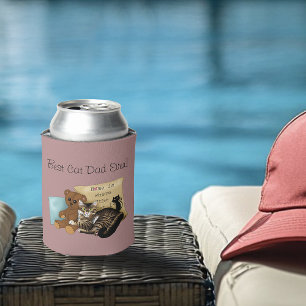 Father's Day Cat Can Cooler