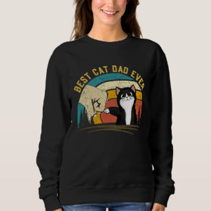 Father's Day Cat daddy Meowy Best Cat Dad Ever Sweatshirt