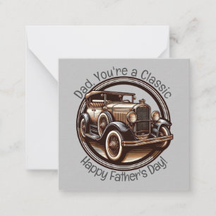 Father's Day Classic Car Card