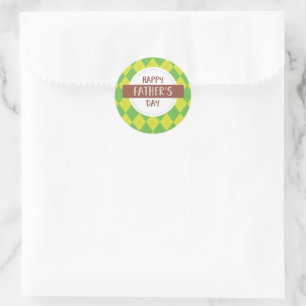 Father's Day Classic Round Sticker