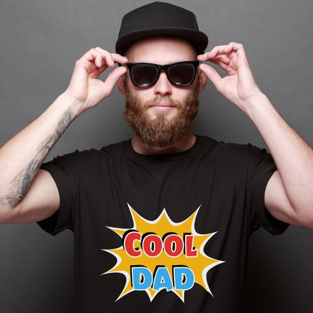 Fathers Day Comic Book Cool Dad Mens T-Shirt (Creator Uploaded)
