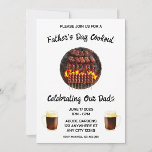 Father's Day Cookout Invitation