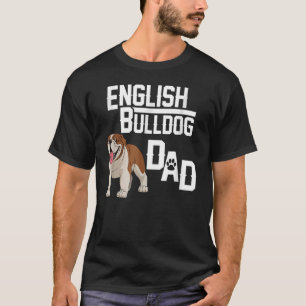 Father's Day Cool English Bulldog Dad Outfit For M T-Shirt