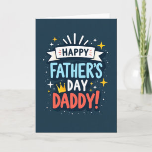 Fathers Day Crown Design Card