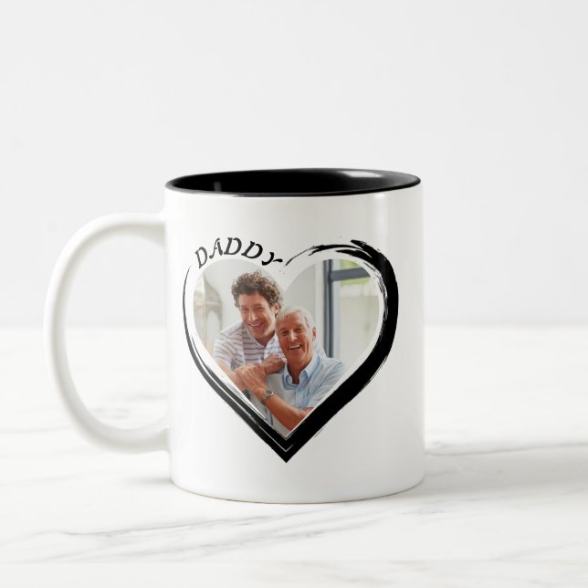 Father's Day Custom Mug - Photo Mug Gift Idea (Left)