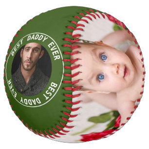 Fathers Day Custom Personalised Green Softball