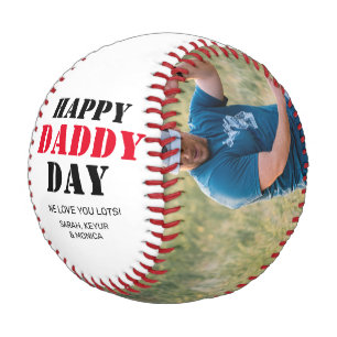 Fathers Day Custom Photo Gift Baseball