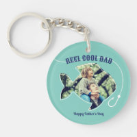 Father's Day Custom Photo Reel Cool Fishing Dad