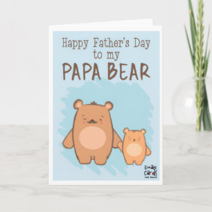 Father's Day - Cute Bear Card