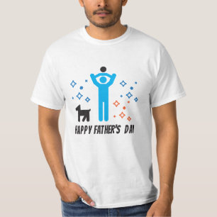 Father's Day cute refreshing and colorful design T-Shirt