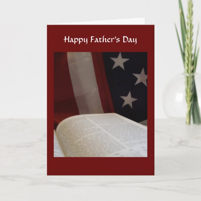 Fathers Day Dad Christian Card (Front)