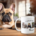 Father's Day Dad From Dog Photo Template Coffee Mug<br><div class="desc">This design may be personalised by choosing the Edit Design option. You may also transfer onto other items. Contact me at colorflowcreations@gmail.com or use the chat option at the top of the page if you wish to have this design on another product or need assistance with this design. See more...</div>