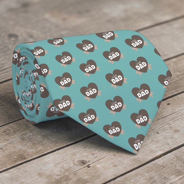 Father's Day Dad Pattern Necktie Tie (Creator Uploaded)