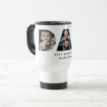 Father's Day Dad Photo Letters Travel Mug<br><div class="desc">Father's Day Dad Photo Letters Travel Mug features three photos in the shapes of the letters DAD,  along with a father's day message.</div>