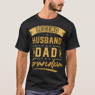 Father's Day Dad the Legend Legend Husband Dad G T-Shirt