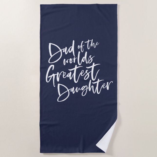 fathers day dad towel (Front)