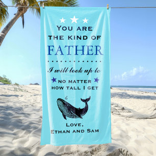 Father's Day / Dad's Birthday Gift Beach Towel