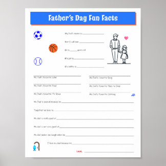 Father's Day Daughter Interview Download Printable Poster