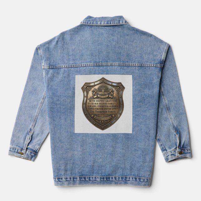 Father's Day Denim Jacket (Back)