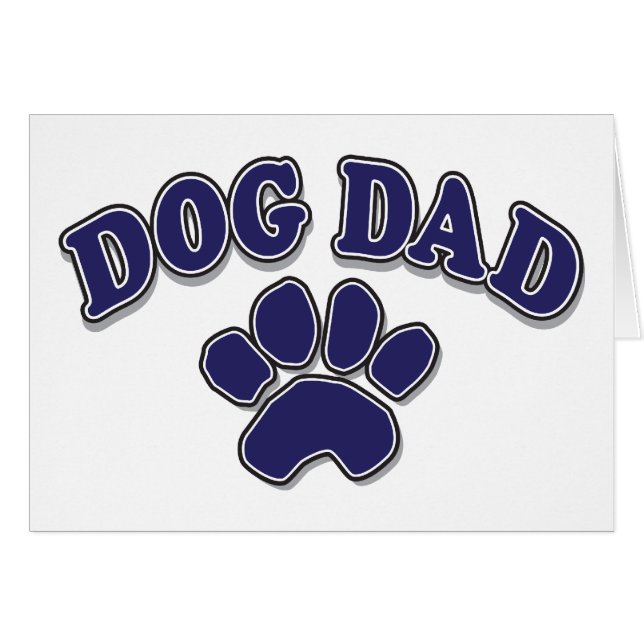 Father's Day dog Dad (Front Horizontal)