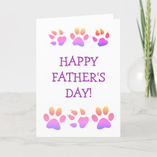 Father's Day Dog Dad Holiday Card
