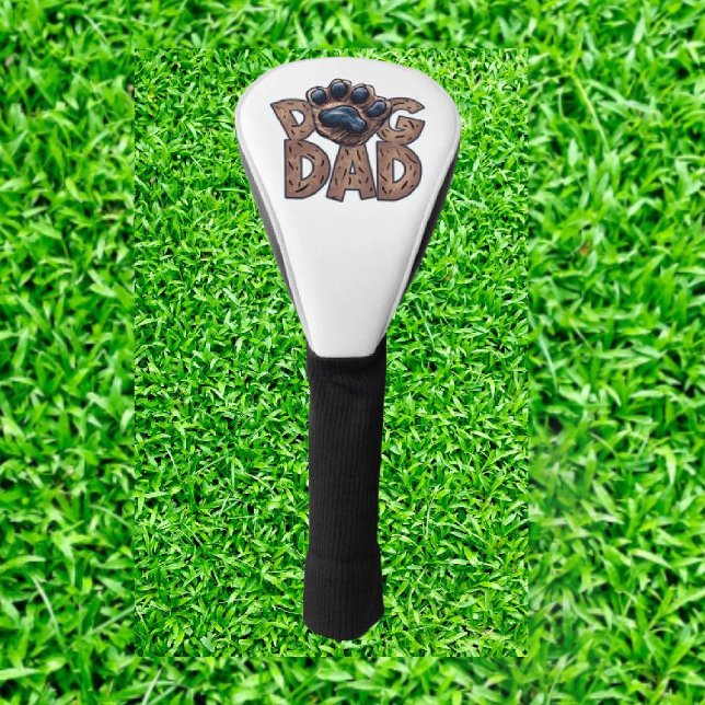 Father's Day Dog Golf Gifts  Golf Head Cover (The Perfect Gift for Dog Dads Who Love Golf!)