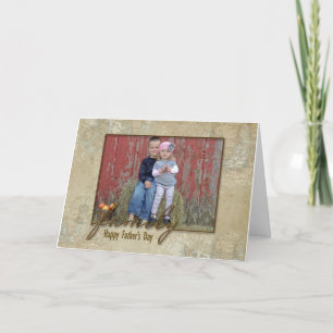Father's Day Family Foto Card