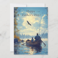 Father's Day Father & Son Row Boat Fishing