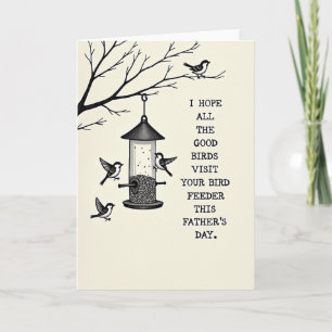 Fathers Day Feeder Art Card