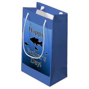 Father's Day Fish Small Gift Bag