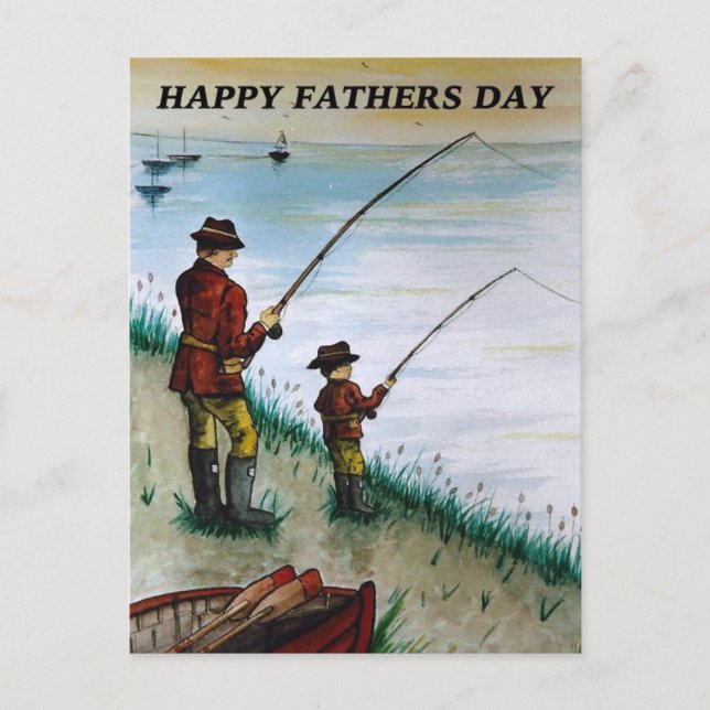 Fathers Day fishing card (Front)