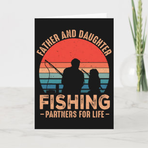 Fathers Day Fishing Dad Fathers Day From Daughter Card